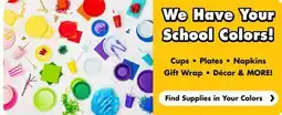 Dollar Tree Solid Color Party Supplies offer