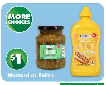 Dollar Tree Mustard or Relish offer