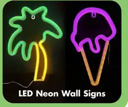 Dollar Tree LED Neon Wall Signs offer