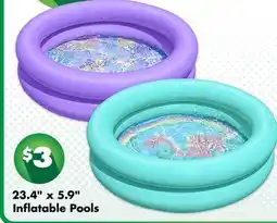 Dollar Tree 23.4 x 5.9 Inflatable Pools offer