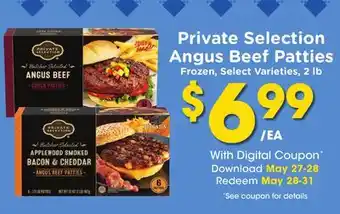 Ralphs Private Selection Angus Beef Patties offer