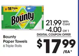 Ralphs Bounty Paper Towels offer