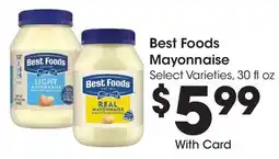 Ralphs Best Foods Mayonnaise offer