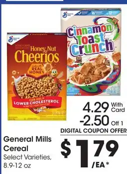 Ralphs General Mills Cereal offer