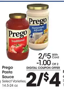 Ralphs Prego Pasta Sauce offer