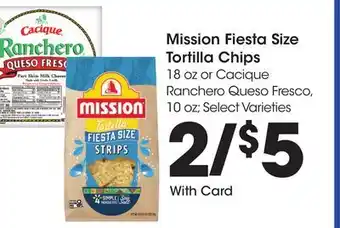 Ralphs Mission Fiesta Size Tortilla Chips offer