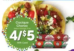 Ralphs Cacique Chorizo offer