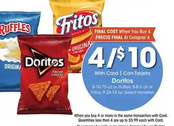 Ralphs Doritos offer