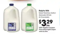 Ralphs Ralphs Milk offer