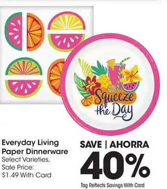 Ralphs Everyday Living Paper Dinnerware offer