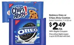 Ralphs Nabisco Oreo or Chips Ahoy Cookies offer