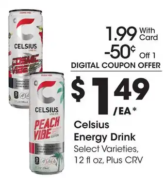 Ralphs Celsius Energy Drink offer