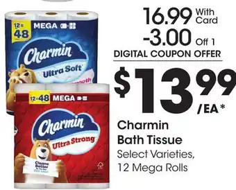 Ralphs Charmin Bath Tissue offer