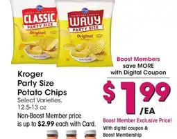 Ralphs Kroger Party Size Potato Chips offer