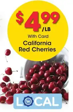 Ralphs California Red Cherries offer