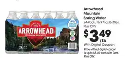 Ralphs Arrowhead Mountain Spring Water offer
