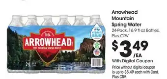 Ralphs Arrowhead Mountain Spring Water offer