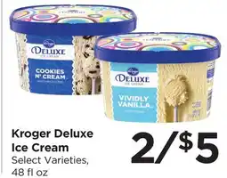 Food 4 Less Kroger Deluxe Ice Cream offer