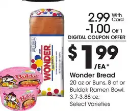 Ralphs Wonder Bread offer