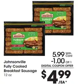 Ralphs Johnsonville Fully Cooked Breakfast Sausage offer