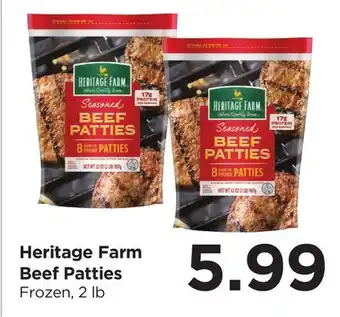 Food 4 Less Heritage Farm Beef Patties offer
