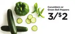 Food 4 Less Cucumbers or Green Bell Peppers offer