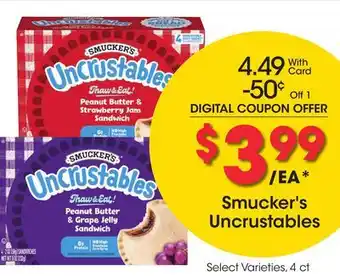 Ralphs Smucker's Uncrustables offer