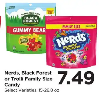 Food 4 Less Nerds, Black Forest or Trolli Family Size Candy offer
