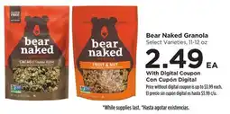 Food 4 Less Bear Naked Granola offer
