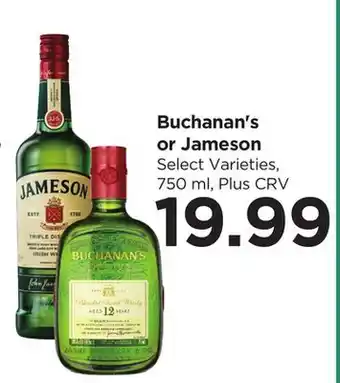 Food 4 Less Buchanan's or Jameson offer
