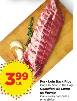 Food 4 Less Pork Loin Back Ribs offer
