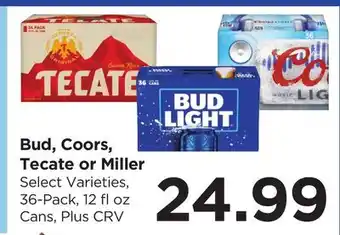 Food 4 Less Bud, Coors, Tecate or Miller offer