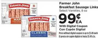 Food 4 Less Farmer John Breakfast Sausage Links offer
