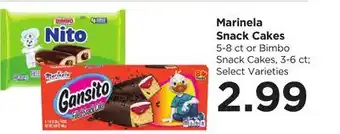 Food 4 Less Marinela Snack Cakes offer