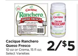 Food 4 Less Cacique Ranchero Queso Fresco offer