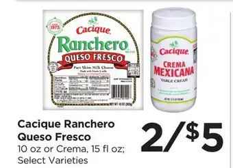 Food 4 Less Cacique Ranchero Queso Fresco offer