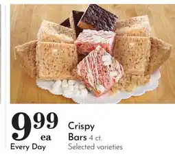 Pavilions Crispy Bars offer
