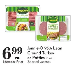 Pavilions Jennie-O 93% Lean Ground Turkey or Patties offer