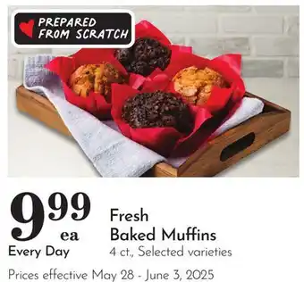 Pavilions Fresh Baked Muffins offer