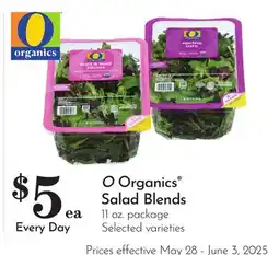 Pavilions O Organics Salad Blends offer
