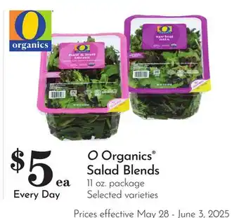 Pavilions O Organics Salad Blends offer