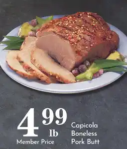 Pavilions Capicola Boneless Pork Butt offer