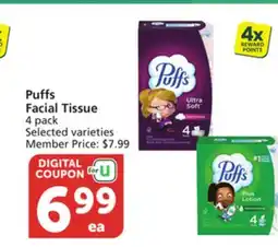 Vons Puffs Facial Tissue offer