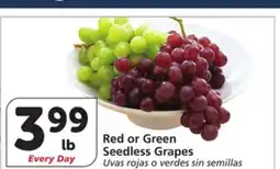 Vons Red or Green Seedless Grapes offer