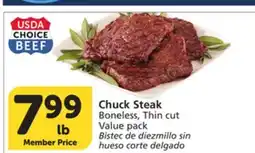 Vons Chuck Steak offer