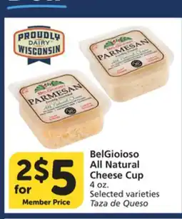 Vons BelGioioso All Natural Cheese Cup offer