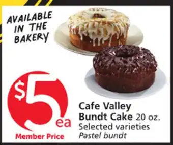 Albertsons Cafe Valley Bundt Cake offer