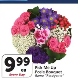 Albertsons Pick Me Up Posie Bouquet offer