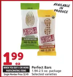 Albertsons Perfect Bars offer