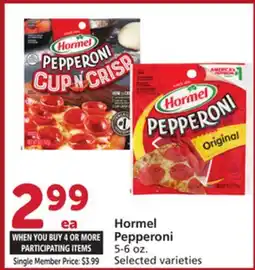 Albertsons Hormel Pepperoni offer